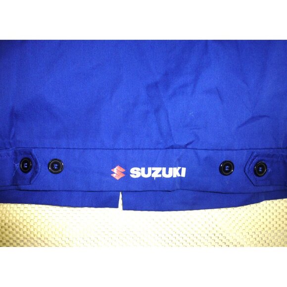 Suzuki GSX-R Blue Windbreaker Jacket XL - Picture 8 of 9